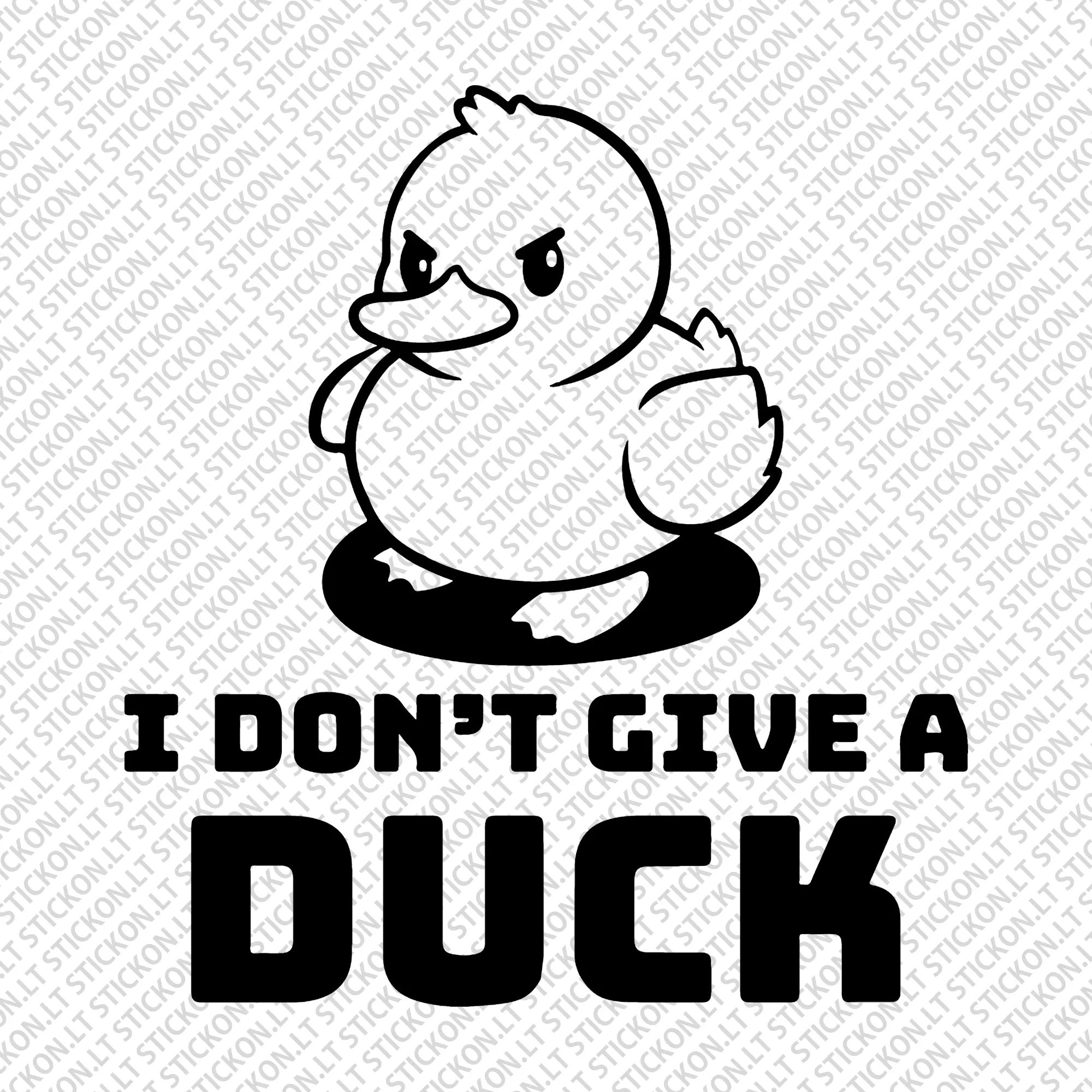 „I don’t give a duck”